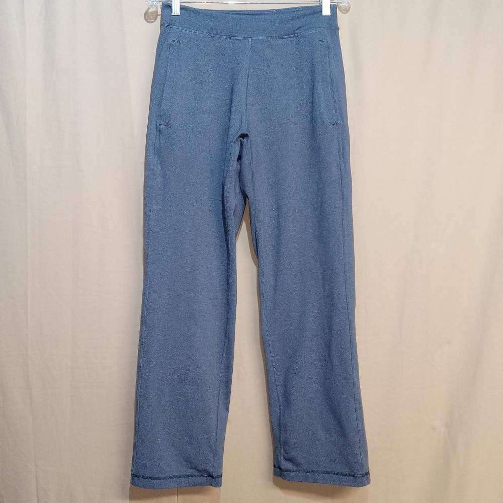 Lululemon Women's Yoga Pants Size M Gray, Pockets, Pull-on, Athletic